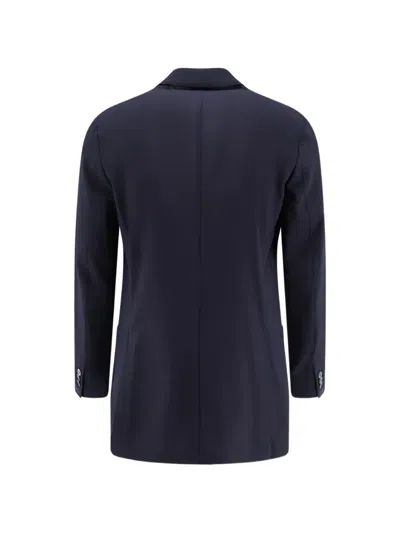 Tombolini Zero Gravity Double-breasted Suit In Blue