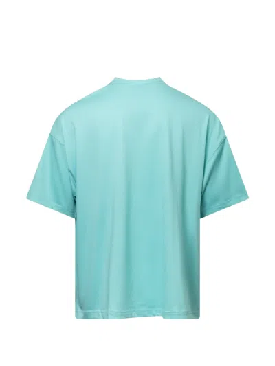 Blackjack Logo-embroidered Oversized T-shirt In Blue
