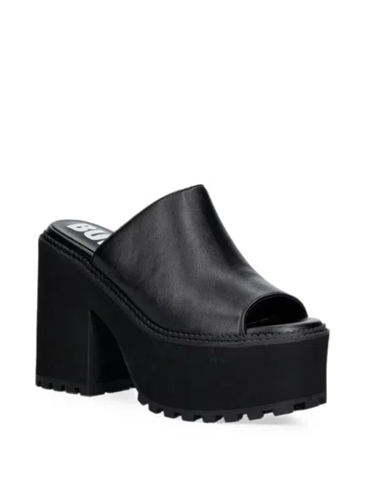 Buffalo Killah Platform Chunky-sole Sandals In Black