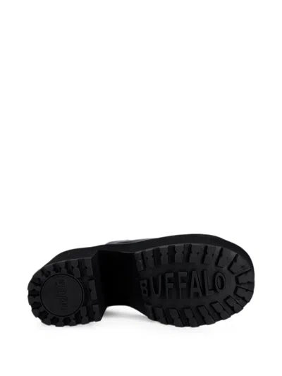 Buffalo Killah Platform Chunky-sole Sandals In Black