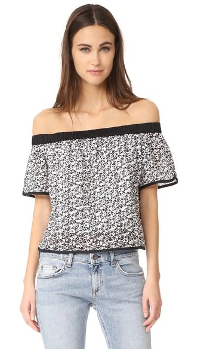 Shop Rag & Bone Flavia Top In Black Floral