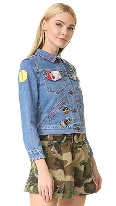 Shop Marc Jacobs Denim Jacket In Classic Indigo