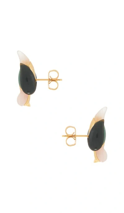 Zimmermann Plume Stud Earrings In Multi