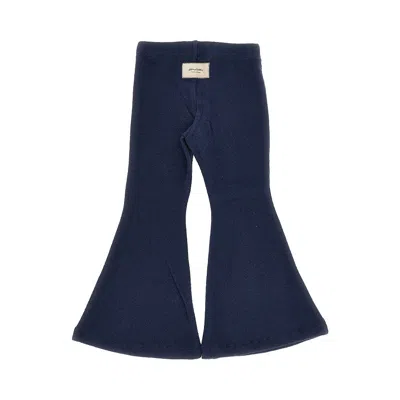 Madilly Cotton-blend Flared Pants In Blue