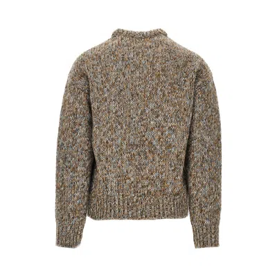 Dsquared2 Virgin Wool-blend Yarn Sweater In Brown