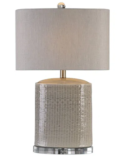 Uttermost Modica 25.5in Table Lamp In Gray
