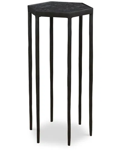 Uttermost Aviary Hexagonal Accent Table In Black
