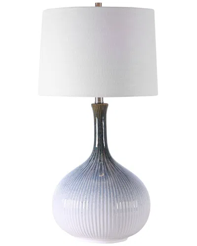Uttermost Eichler Mid-century Table Lamp In White