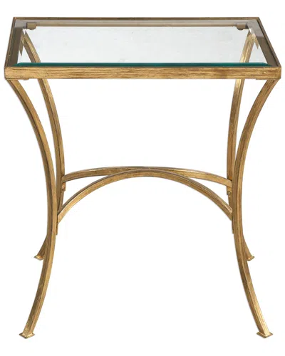 Uttermost Alayna Gold End Table In Gold