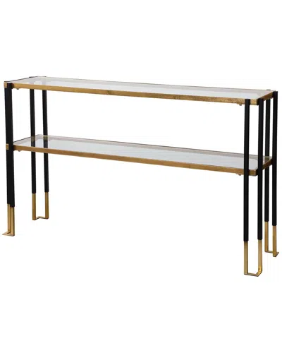 Uttermost Kentmore Modern Console Table In Gold