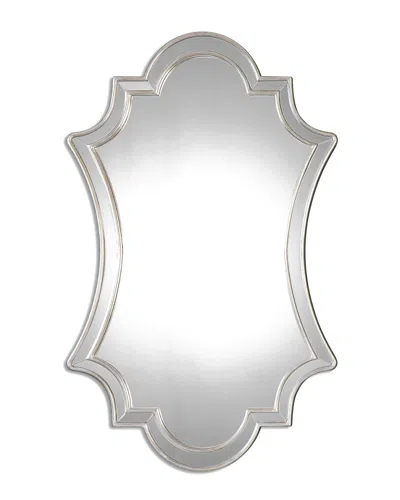 Uttermost Elara Antiqued Silver Wall Mirror In Gray