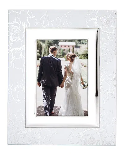 Lenox Silver Peony 5x7 Frame In Silver