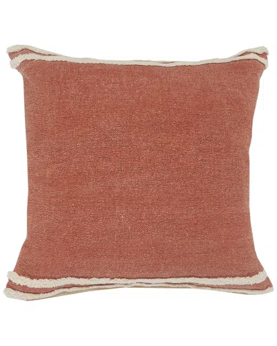 Lr Home Reena Soft Striped Throw Pillow In Brown