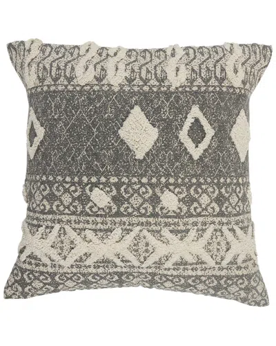 Lr Home Modern Rustic Tufted Throw Pillow In Multi