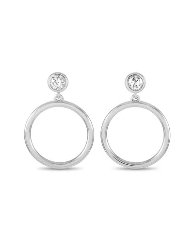 Diamond Select Cuts 14k 0.31 Ct. Tw. Diamond Earring In Transparent