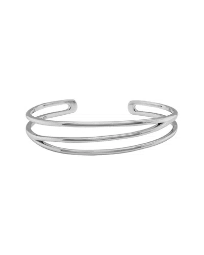 Non Branded Silver Cuff Bracelet In Transparent