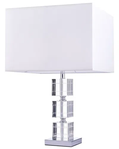 Pasargad Home Fredo Table Lamp In White