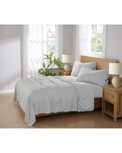 Truly Soft Solid Ruffle Sheet Set In Gray
