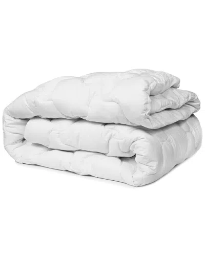 Melange Home Tempsolution Cooling/warming Mattress Pad With 300 Thread Count Cotton Percale Shell In White