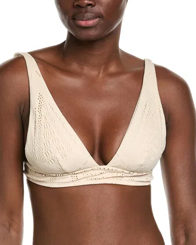Vitamin A Lyra Bralette Bikini Top In Neutral