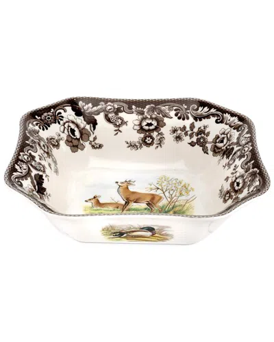 Spode Woodland Square Serving Bowl In Multi
