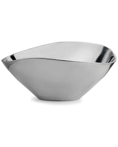 Nambe Grande Butterfly Metal Bowl In Gray
