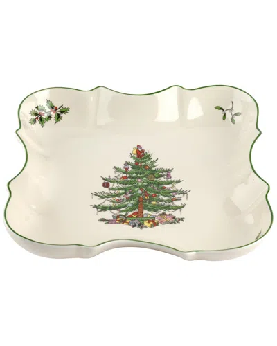 Spode Christmas Tree Devonia Tray In White