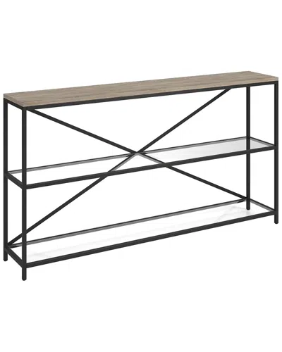 Abraham + Ivy Fionn 55in Rectangular Console Table In Black