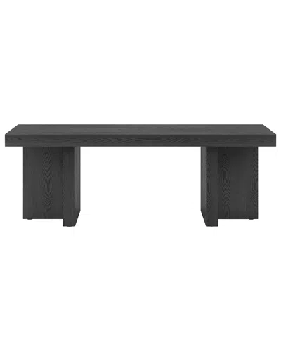 Abraham + Ivy Dimitra 44in Rectangular Coffee Table In Black
