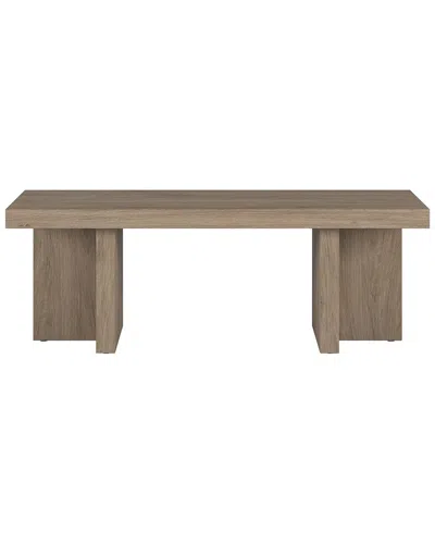Abraham + Ivy Dimitra 44in Rectangular Coffee Table In Neutral