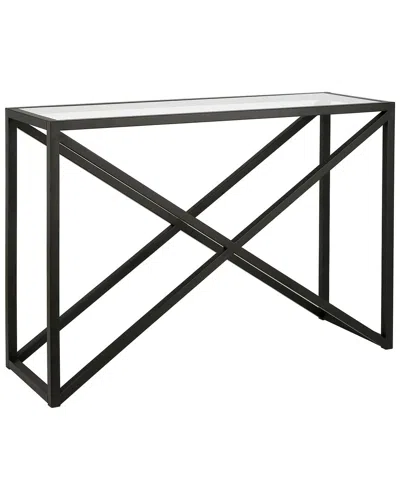 Abraham + Ivy Calix 42in Rectangular Console Table In Black