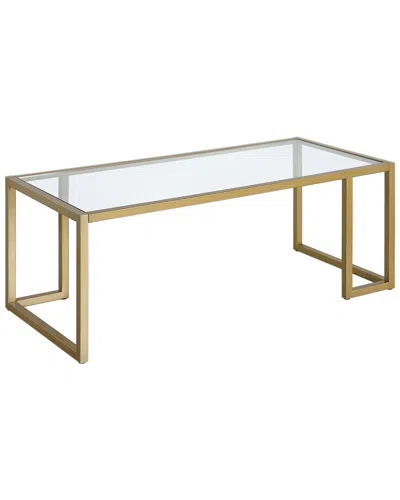 Abraham + Ivy Oscar 45in Rectangular Coffee Table In Gold