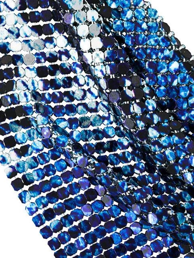 Shop Rabanne Sequined Scarf Necklace