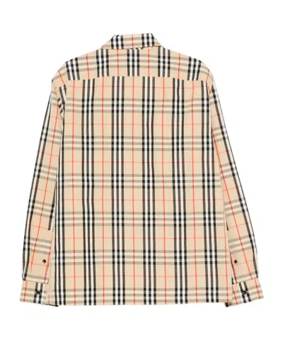 Burberry Check-pattern Zip-fastening Overshirt In Multi