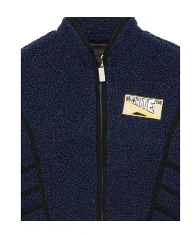 Off-white Long-sleeve Jacket In Blue