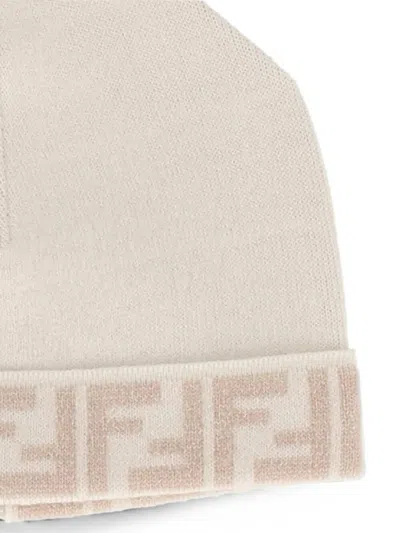 Fendi Junior Ff Reversible Beanie Hat In Pattern