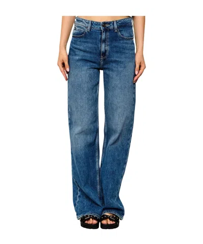 Guess Belt-loop Jeans In Blue