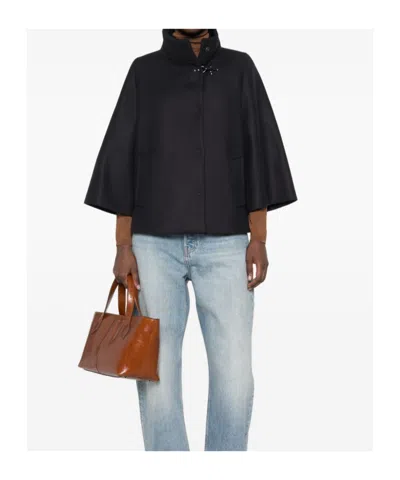 Fay Pocket Jacket In Black