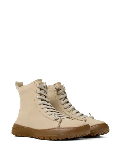 Camper Peu Serra Ankle Boots In Neutral