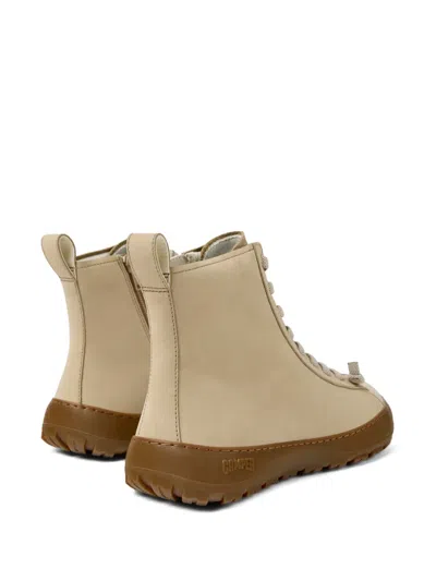Camper Peu Serra Ankle Boots In Neutral