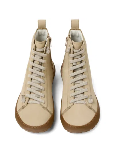 Camper Peu Serra Ankle Boots In Neutral
