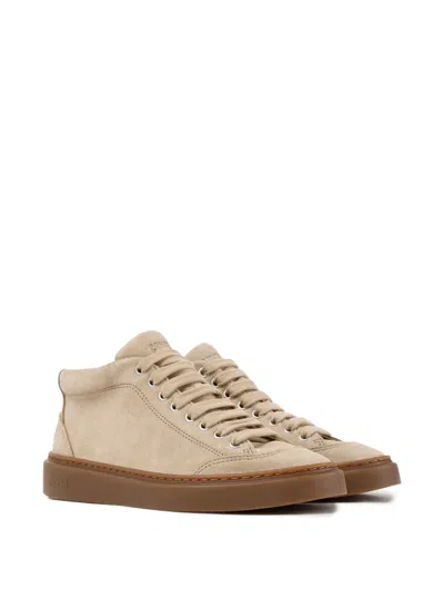 Camper Runner Twentyfive Suede Sneakers In Neutral