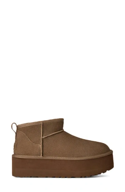 Ugg (r) Classic Ultra Mini Platform Boot In Brown