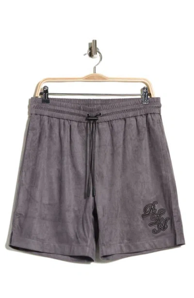 Rta Clyde Shorts In Stone Script Logo
