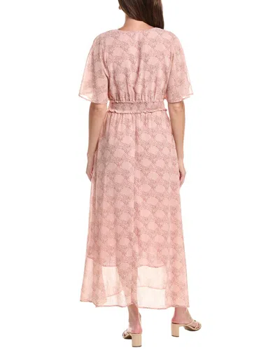Marion Printed Maxi Dress In Pink
