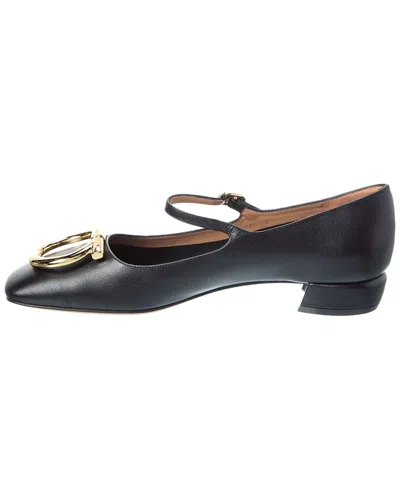 Ferragamo Marry Leather Pump In Black