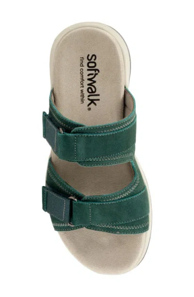 Softwalk Oasis Sandal In Green