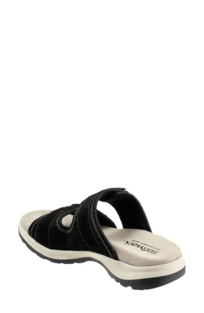 Softwalk Oasis Sandal In Black