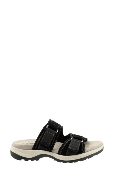 Softwalk Oasis Sandal In Black