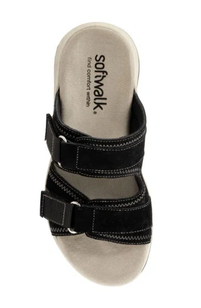 Softwalk Oasis Sandal In Black